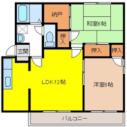 フレグランスパークＡ棟の物件間取画像